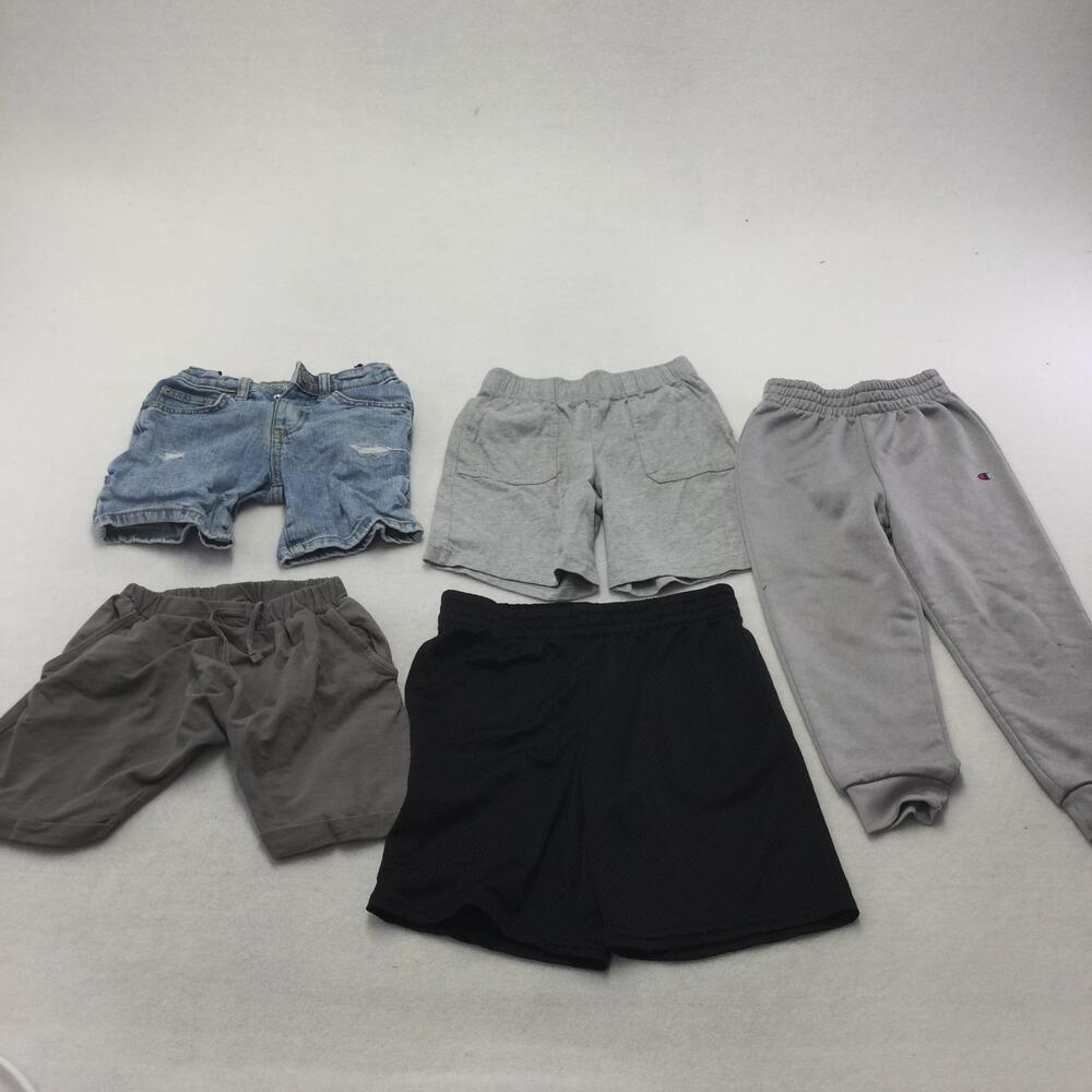 Mixed Brands Shorts Pants Kids 5T Multicolor Elastic Waist Casual Summer Lot 5